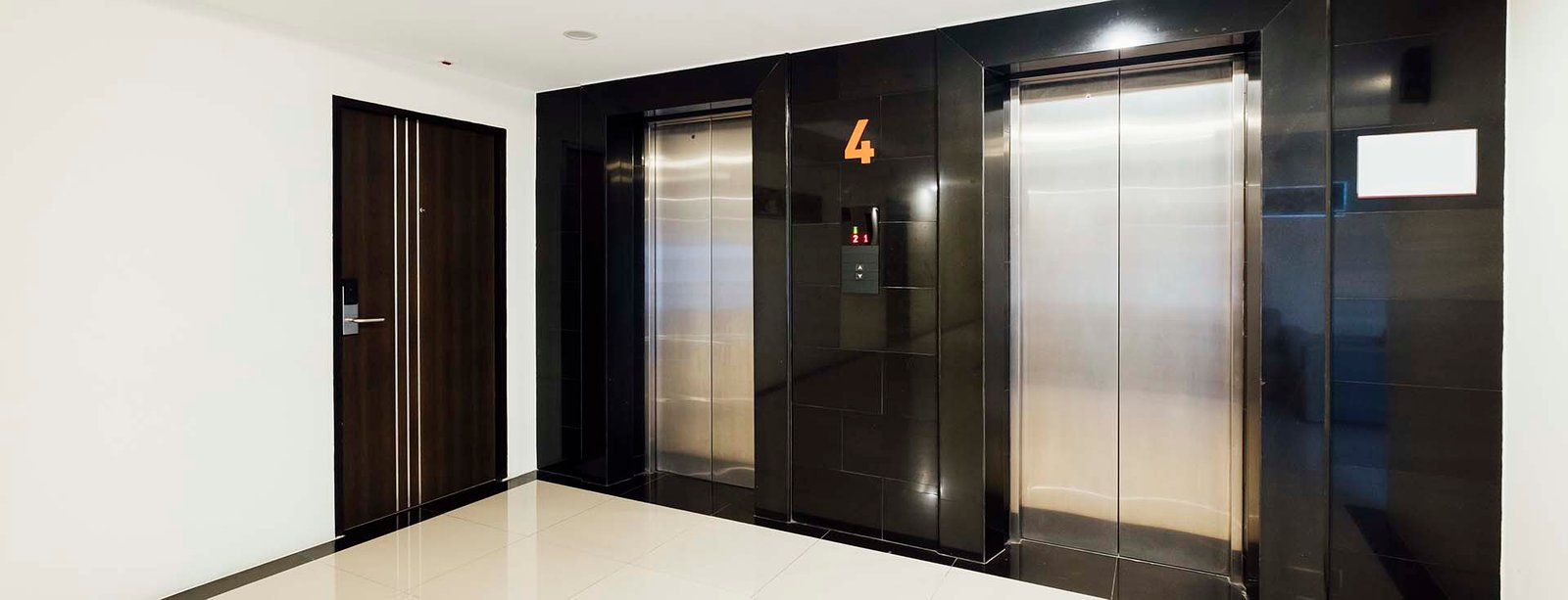 elevator in building